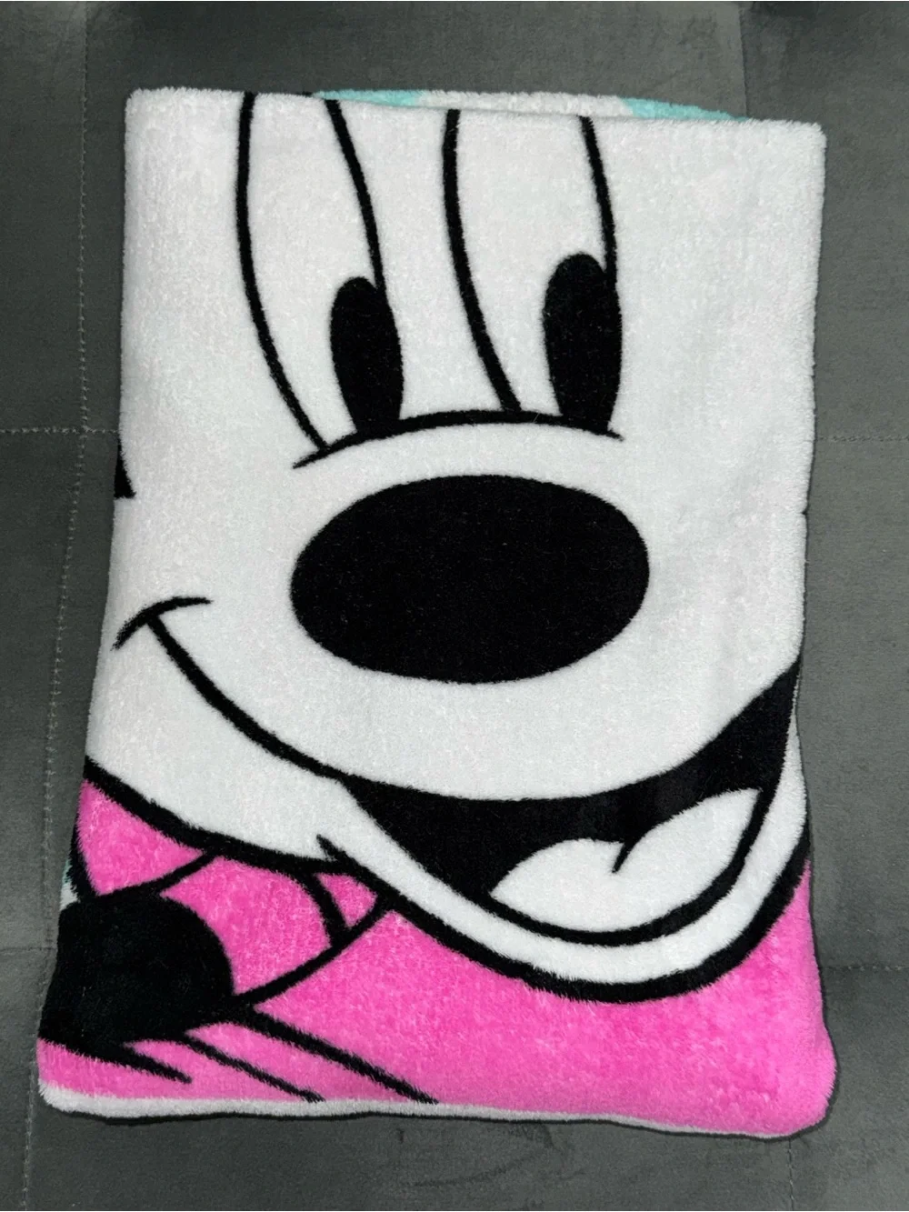 Disney Minnie Mouse Chevron 47” x 37” Plush Blanket